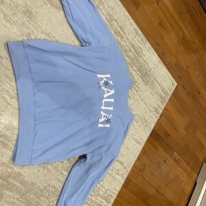 Blue Kauai Sweatshirt- Hollister- Size Medium